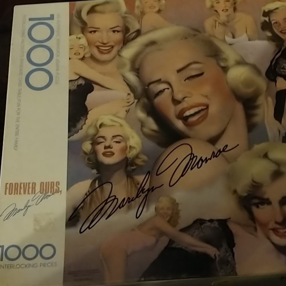 Marilyn Monroe 1000 piece puzzle year 1986